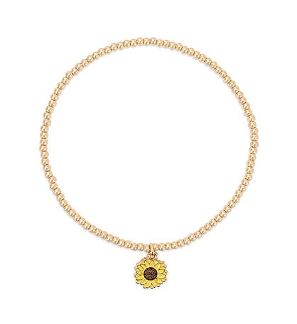 Luca + Danni Sunflower Stretch Anklet